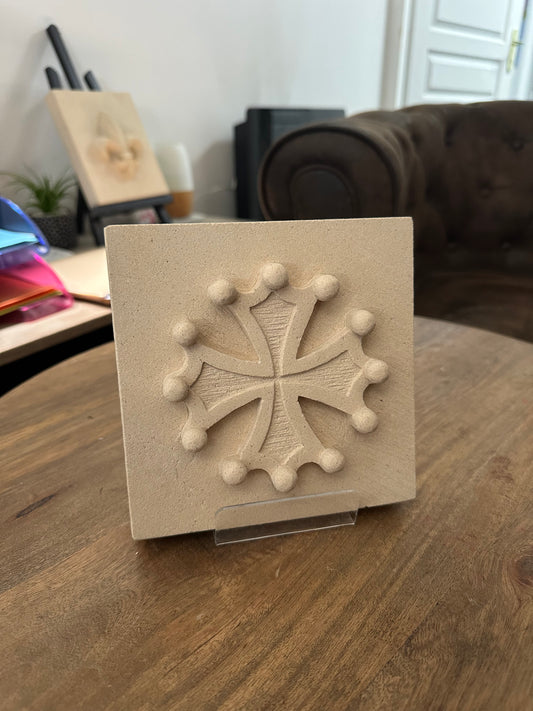 Croix Occitane en Pierre naturelle