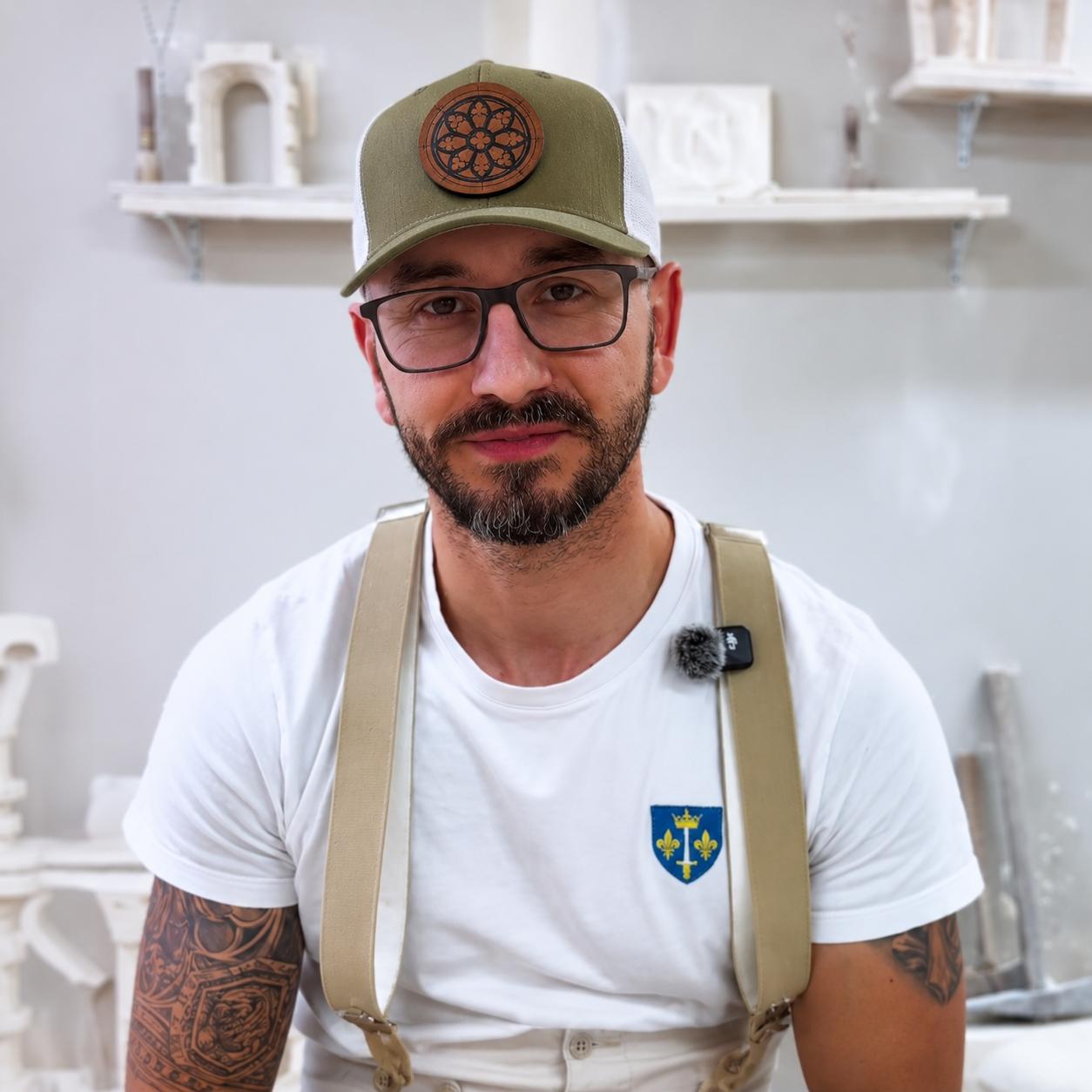 Casquette Trucker HÉRITAGE – Rosace des Bâtisseurs