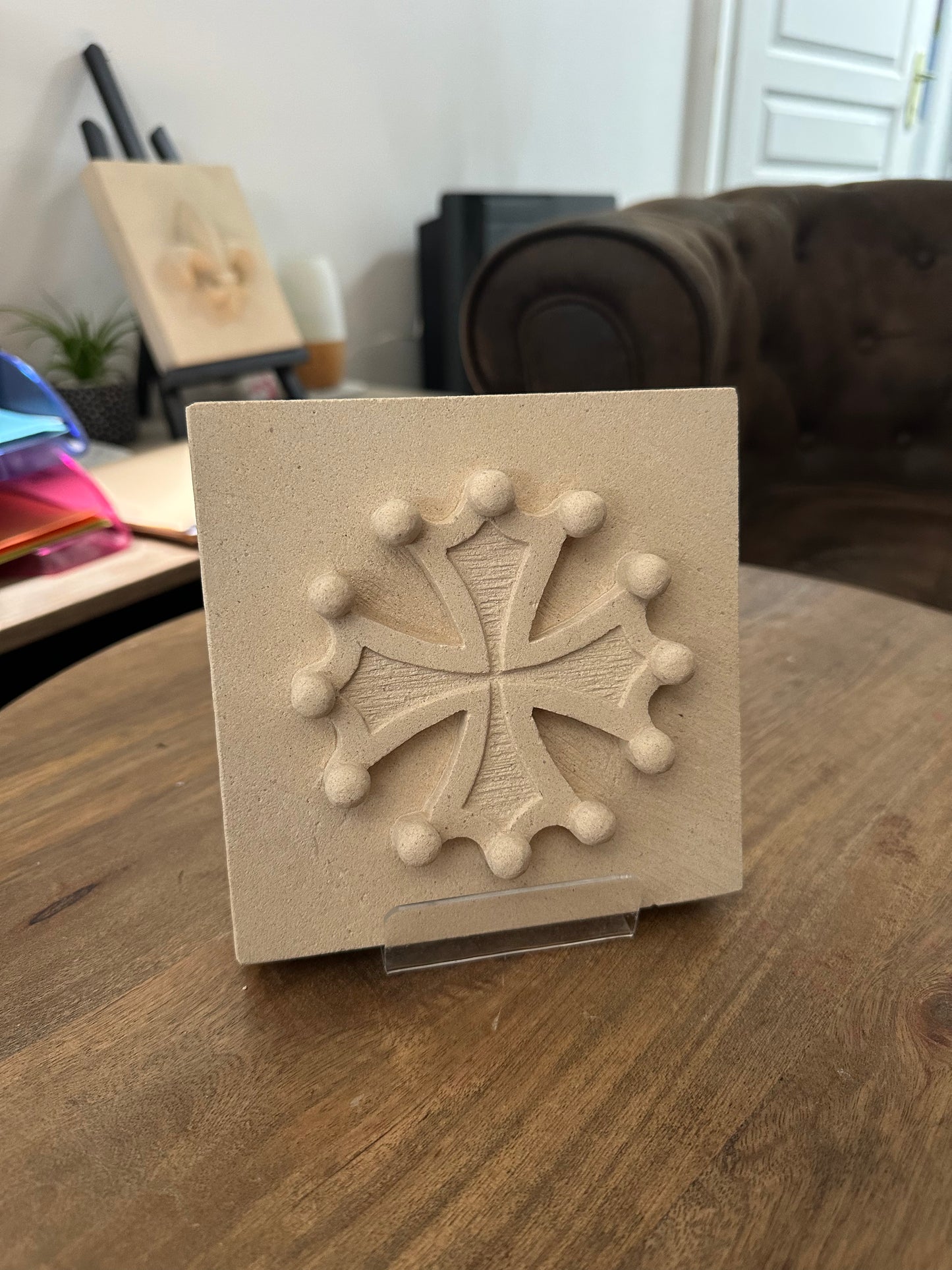 Croix Occitane en Pierre naturelle