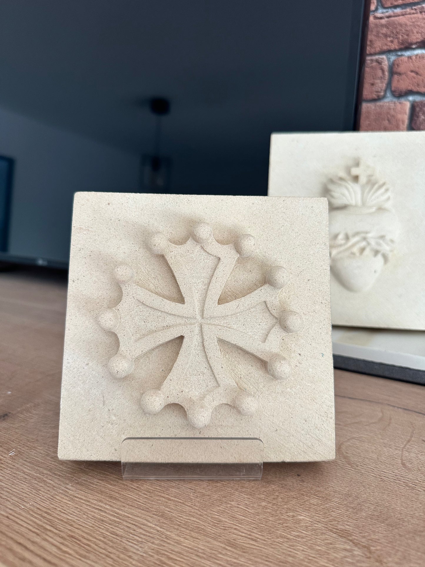 Croix Occitane en Pierre naturelle