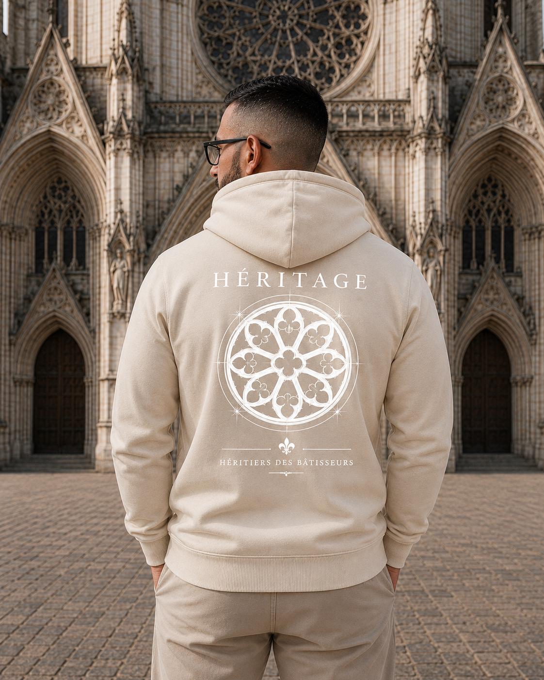 Sweat à capuche HÉRITAGE – Héritiers des Bâtisseurs