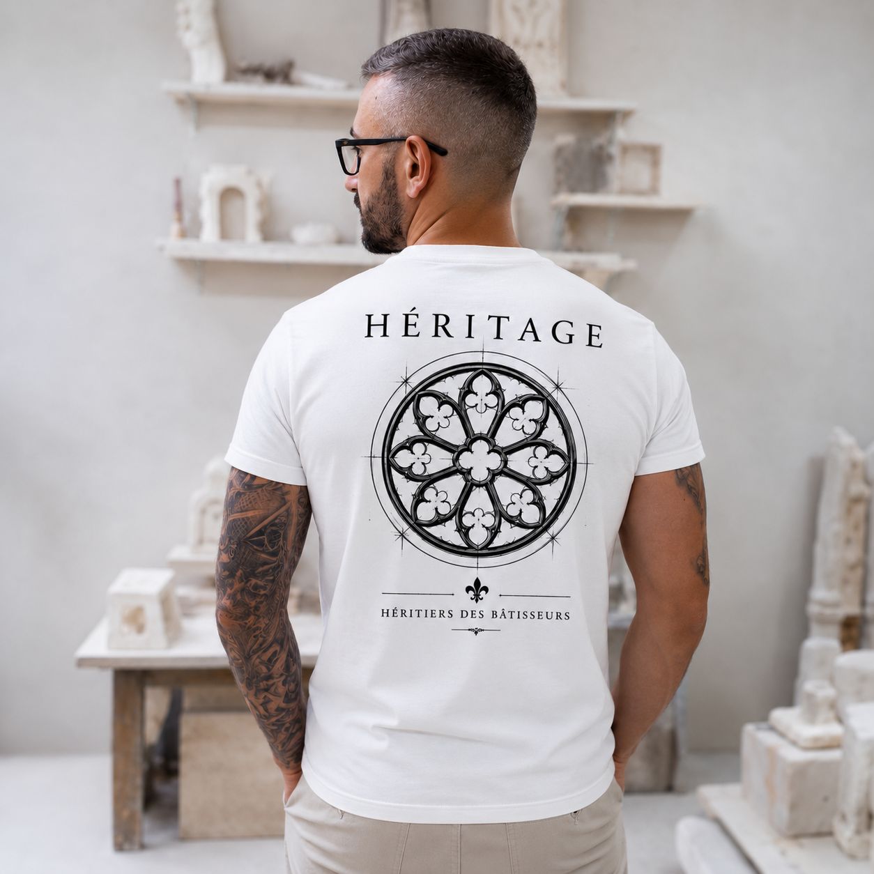 T-shirt HÉRITAGE – Héritiers des Bâtisseurs