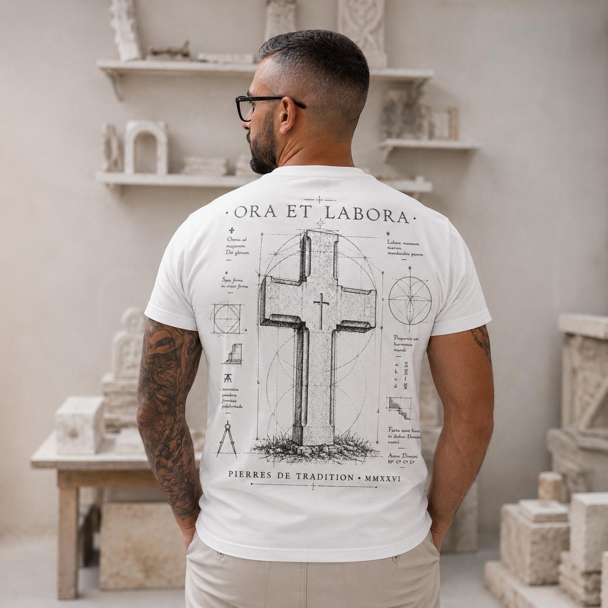 T-shirt ORA ET LABORA – Édition Solidaire Fontgombault