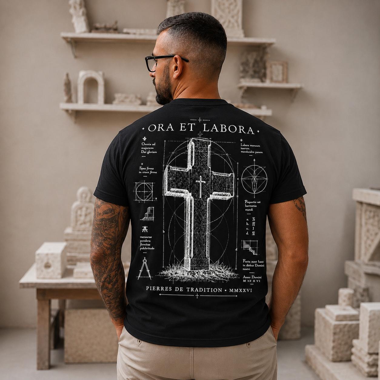 T-shirt ORA ET LABORA – Édition Solidaire Fontgombault