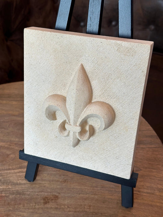 Fleur de Lys en Pierre naturelle