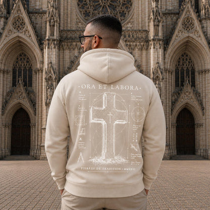 Sweat à capuche ORA ET LABORA – Édition Solidaire Fontgombault
