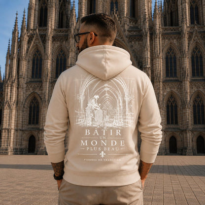 Sweat à capuche BÂTIR – Un monde plus beau