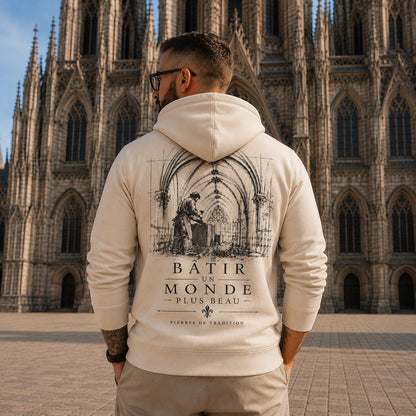 Sweat à capuche BÂTIR – Un monde plus beau
